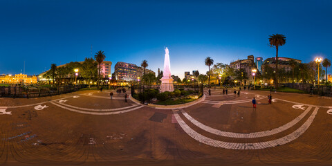 FOTO 360 PLAZA MADRES DE MAYO BUENOS AIRES ARGENTINA REALIDAD VIRTUAL FOTOS ESFÉRICA
