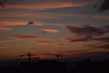 Urban sunset
