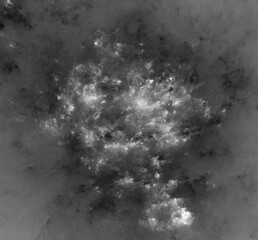 Abstract fractal illustration for creative design looks like planet atmosphere.