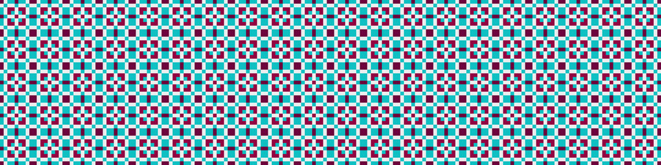 Abstract Cross Pattern Dots Logo generative computational art illustration