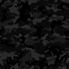  Camouflage vector black background modern stylish template. © Sanvel
