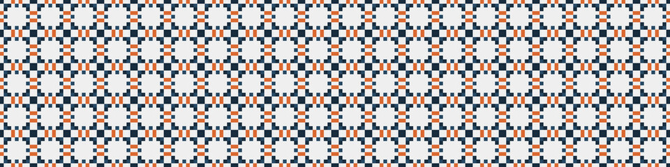 Abstract Cross Pattern Dots Logo generative computational art illustration