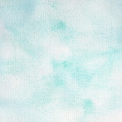 Cool green abstract watercolor background, hand painted in 12x12 design element for backdrops and patterns.