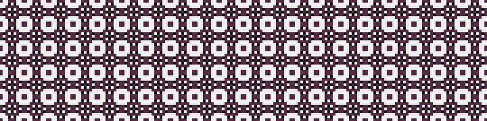 Fototapeta premium Abstract Cross Pattern Dots Logo generative computational art illustration