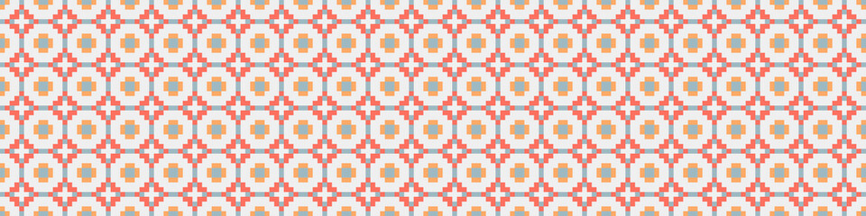 Abstract Cross Pattern Dots Logo generative computational art illustration