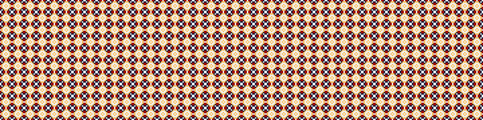 Abstract Cross Pattern Dots Logo generative computational art illustration