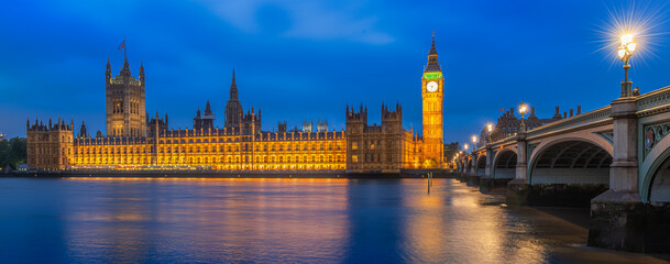 Naklejka na ściany i meble Der Palast von Westminster in London