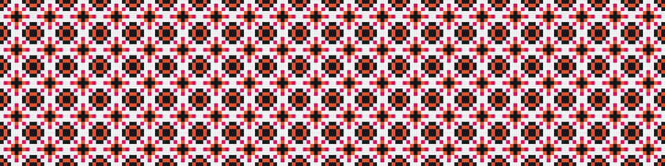 Abstract Cross Pattern Dots Logo generative computational art illustration