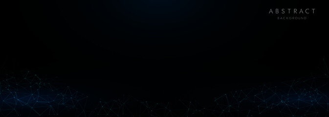 Abstract Polygon background Blue lines