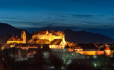 Fototapeta na wymiar Hohes Schloss in Füssen