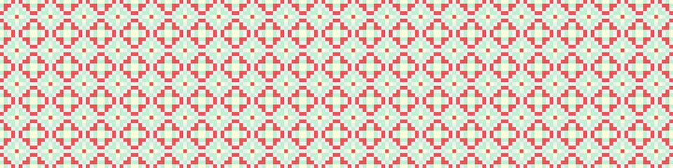 Abstract Cross Pattern Dots Logo generative computational art illustration