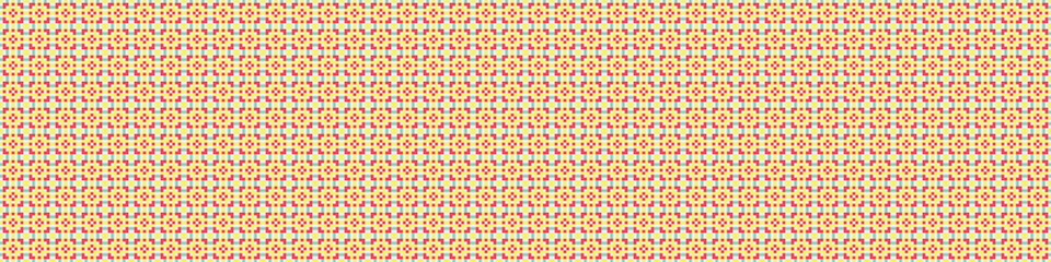 Abstract Cross Pattern Dots Logo generative computational art illustration