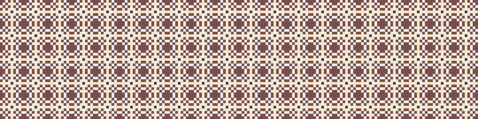 Fototapeta premium Abstract Cross Pattern Dots Logo generative computational art illustration