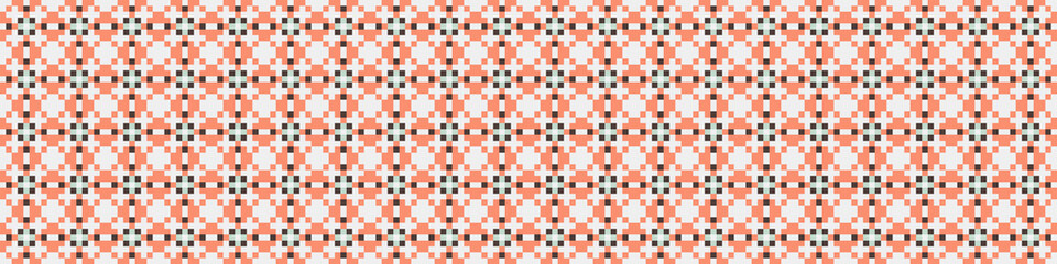 Abstract Cross Pattern Dots Logo generative computational art illustration