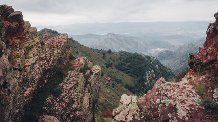 Differents landscapes in the mountains of Castellón (Valencia, Spain),  with a moody styles, and...