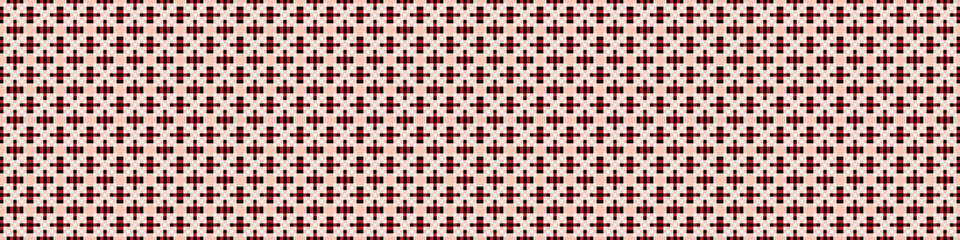 Fototapeta premium Abstract Cross Pattern Dots Logo generative computational art illustration