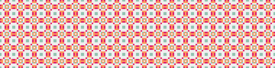 Abstract Cross Pattern Dots Logo generative computational art illustration