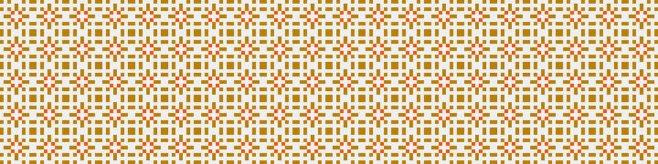 Abstract Cross Pattern Dots Logo generative computational art illustration