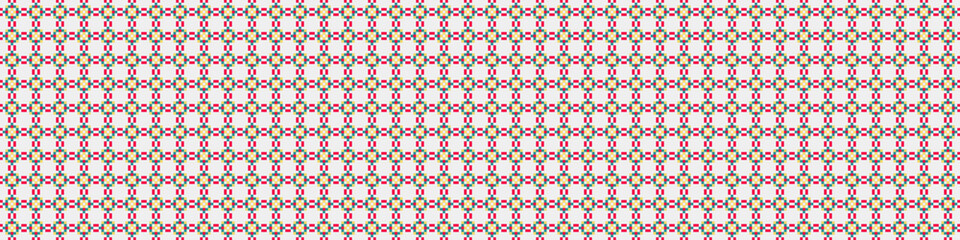 Abstract Cross Pattern Dots Logo generative computational art illustration