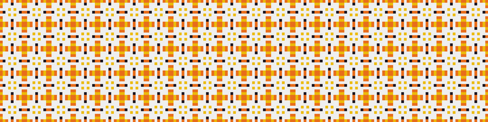 Abstract Cross Pattern Dots Logo generative computational art illustration