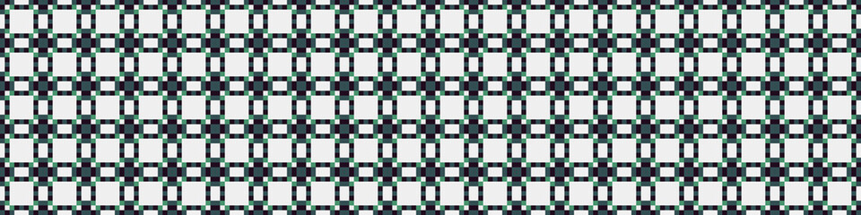 Fototapeta premium Abstract Cross Pattern Dots Logo generative computational art illustration