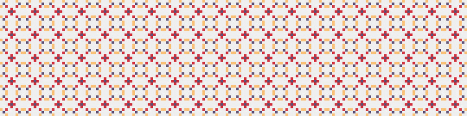 Abstract Cross Pattern Dots Logo generative computational art illustration