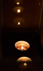 candle light in the dark