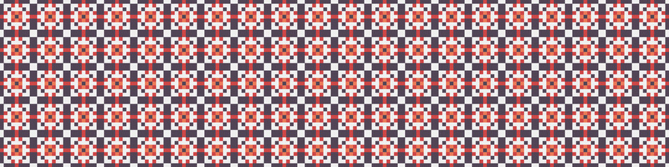 Abstract Cross Pattern Dots Logo generative computational art illustration