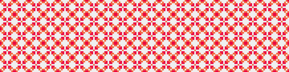 Abstract Cross Pattern Dots Logo generative computational art illustration