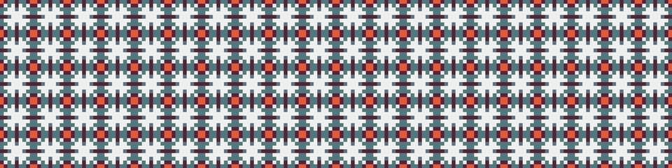 Abstract Cross Pattern Dots Logo generative computational art illustration