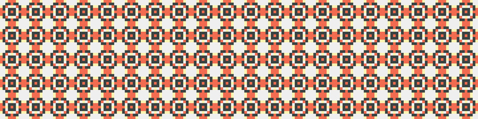 Abstract Cross Pattern Dots Logo generative computational art illustration