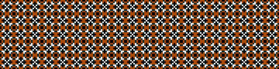 Abstract Cross Pattern Dots Logo generative computational art illustration