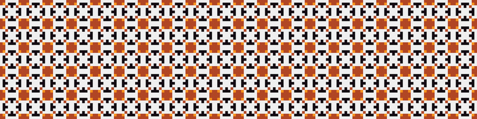 Abstract Cross Pattern Dots Logo generative computational art illustration