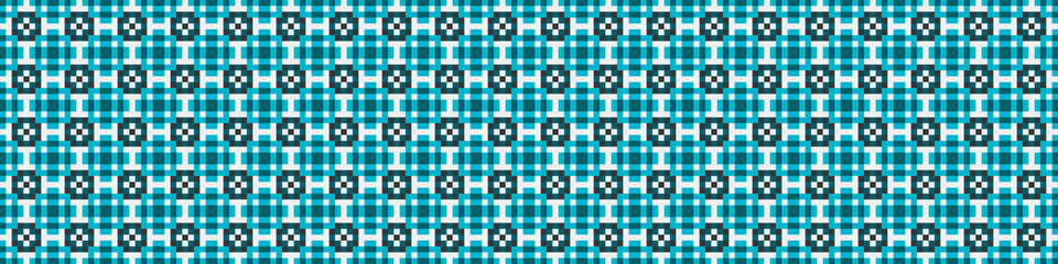 Abstract Cross Pattern Dots Logo generative computational art illustration