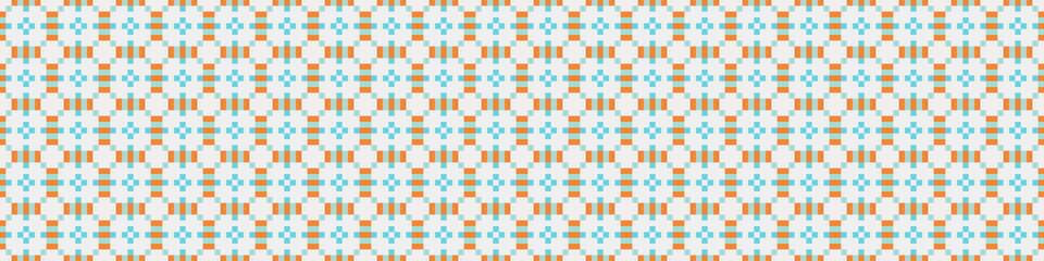 Abstract Cross Pattern Dots Logo generative computational art illustration