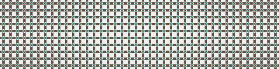 Fototapeta premium Abstract Cross Pattern Dots Logo generative computational art illustration