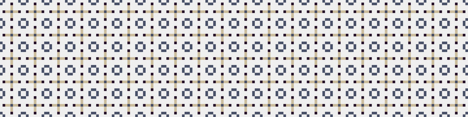 Abstract Cross Pattern Dots Logo generative computational art illustration