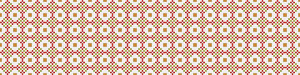 Abstract Cross Pattern Dots Logo generative computational art illustration