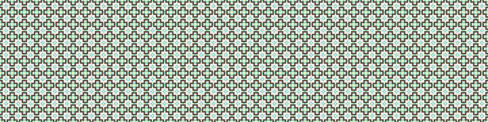 Abstract Cross Pattern Dots Logo generative computational art illustration