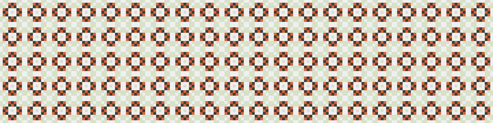 Abstract Cross Pattern Dots Logo generative computational art illustration
