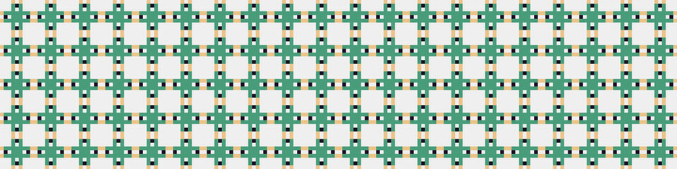 Abstract Cross Pattern Dots Logo generative computational art illustration