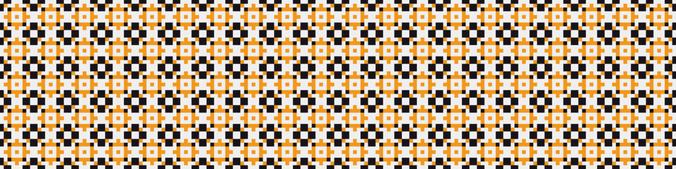 Abstract Cross Pattern Dots Logo generative computational art illustration