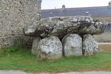 Ancient dolmen in Brittany 