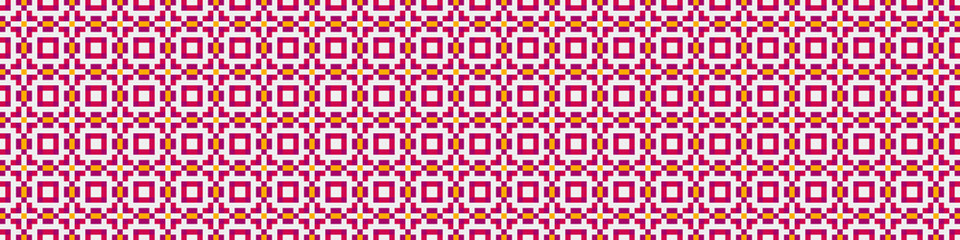 Abstract Cross Pattern Dots Logo generative computational art illustration