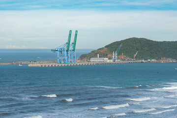 Porto de Tubarão em Imbituba - Santa Catarina, Brasil