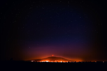  Ślęża nocą © Daniel