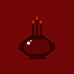 Chinese New Year Incense Icon