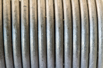 Close up of spool of soldering material