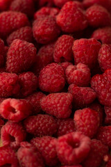 raspberry top view background