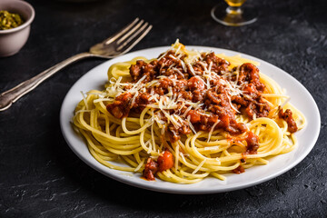 Spaghetti with bolognese sauce